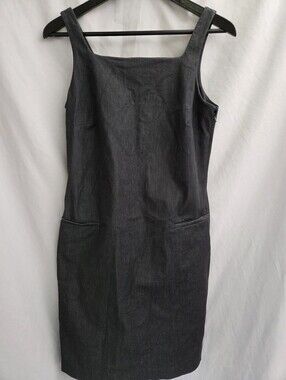 Mexx Dark Charcoal Square-Neck Sheath Dress